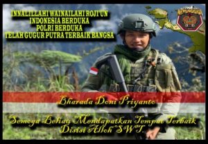 Lagi Anggota Brimob Gugur Baku Tembak KKB  Papua di Mimika