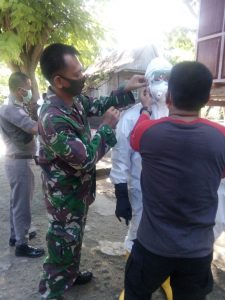 Kepedulian Kodim 1401/Majene Terhadap Covid-19