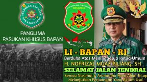 Bapan Sulsel Berduka, Ketua Umum Bapan RI H. Nofrizal Berpulang