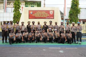 14 Personil Polres Majene Dapat Reward Kenaikan Pangkat