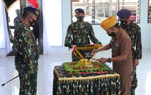 HUT Pelopor Ke-61, Brimob Gelar Upacara Pencucian Duaja/Panji-panji dan Tunggul