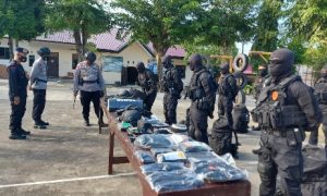 Brimob Batalyon B Pelopor Cek Kekuatan Personil Hadapi Pilkada 2020
