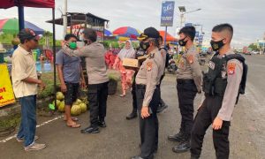 Polda Sulbar Terus Patroli Tertibkan Masyarakat Tak Pakai Masker