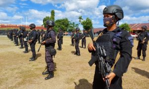 Amankan Pilkada di Toraja Utara, 1 SSK Batalyon B Pelopor Diberangkatkan