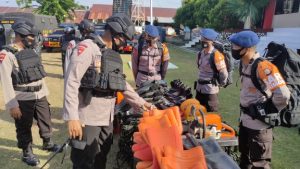 Batalyon B Pelopor Gelar Pasukan dan Peralatan, Siap Siaga Operasional 2020