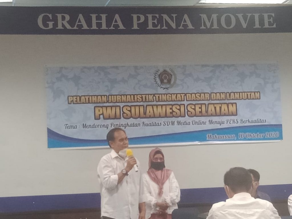73 Wartawan Cetak dan Online Dilatih PWI Sulsel Menuju Pers Berkualitas