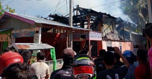 Breaking News. Satu Rumah di Lingkungan Teppo Hangus Terbakar