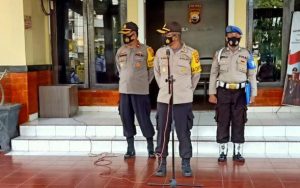 Apel Perdana, Kapolres Parepare Terapkan Program Empat Plus Empat