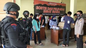 Amankan Pilkada Barru, Batalyon B Pelopor Gencar Patroli