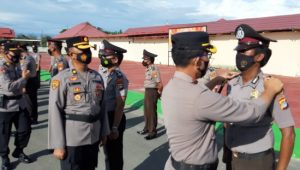 56 Personil Polres Pasangkayu Naik Pangkat