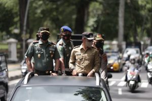 PPKM, Danrem 061/SK Hadiri Apel Gabungan Bersama Forkopimda