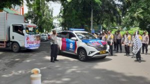 Peduli Korban Gempa, 6 Mobil Bantuan Logistik Disalurkan Polres Parepare Menuju Sulbar