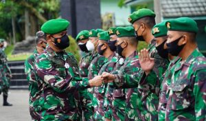 Danrem 061/SK Cek Kesiapan Yonif 315/GRD Sebagai Satgas Pamrahwan Papua