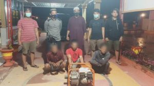 Tiga Warga Pencuri Mesin Pompa Air Diamankan Polsek Belawa