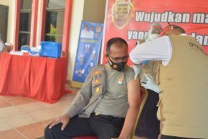 Kapolres Pasangkayu : Jangan Takut Divaksin Covid-19