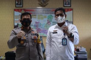 Kepala LPKA Kelas II Maros Bahas MoU kepada Kapolres Maros