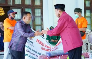 Bupati Majene Terima Bantuan Logistik Korban Gempa dari Baznas dan BKMT Jayapura