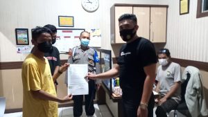 Seorang Pemuda di Parepare Tabrak Polisi Saat Operasi Kepatuhan Covid-19