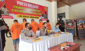 Polres Torut Bekuk Empat Tersangka Pengedar Narkoba, Satu Diantaranya di Bawah Umur