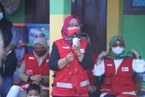 Kembali, PMI Sulbar Salurkan Bantuan ke Desa Kabiraan Ulumanda