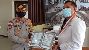 Implementasi 100 Hari Kerja Kapolri, Kapolres Tator dan Direktur RSUD Lakipadada Tandatangani MoU