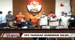 KPK Resmi Tetapkan Gubernur Sulsel Sebagai Tersangka Dugaan Korupsi