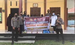 Angkatan 44 Polres Pasangkayu Gelar Baksos di Panti Asuhan