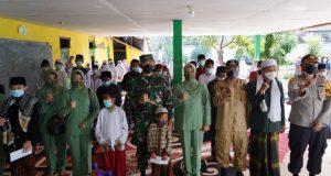 Cinta Anak Yatim dan Dhuafa, Danrem 061/SK dan Istri Berikan Tali Asih