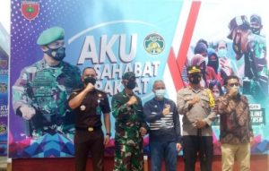 Launching Tagline “Aku Sahabat Rakyat”, Kodim 1421 Pangkep Bagi 250 Paket Sembako