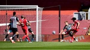 Dramatis, Newcastle Cetak Gol ke Gawang Liverpool Menit ke-95