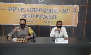 Polres Pasangkayu Putar Balik 276 Kendaraan di Perbatasan Sulbar Sulteng