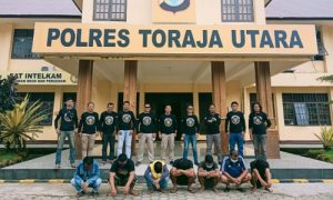 Judi di Arena Tedong Silaga, 8 Pelaku Diamankan Timsus Singgallung Polres Torut