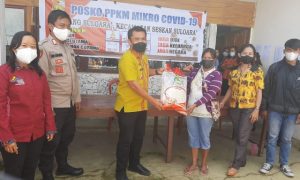 Polres Toraja Utara Kawal Ketat Penyaluran Bansos PPKM 2021