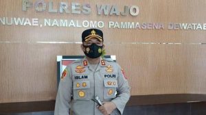 Covid-19 Melonjak Tajam di Wajo, Kapolres Tegaskan Tak Ada Izin Keramaian