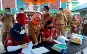 JMSI Sumsel, Paguyuban Sinar Mas dan Keluarga Rimbawa Gelar 1000 Vaksin