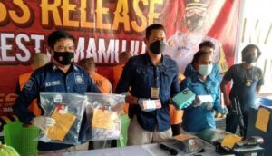 Mantan Karyawan Ajak Temannya Sikat Brankas J&T di Mamuju, Uang Rp 144 Juta Lebih Raib