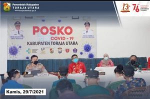 Wabup Torut Minta Semua Posko Covid di Kecamatan Diaktifkan Kembali