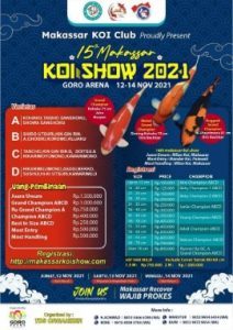 Makassar Koi Club Akan Gelar Makassar Koi Show ke-15