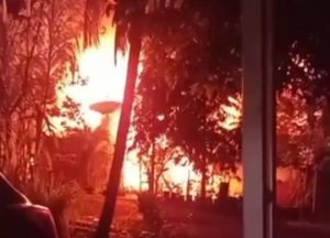 Kebakaran di Purrau, Dua Motor dan Sejumlah Barang Berharga Lainnya Hangus Dilalap Api