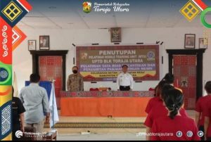 Tutup Pelatihan MTU, Bupati Toraja Utara Harap Peserta Bisa Buka Lapangan Kerja
