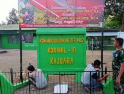 Kantor Koramil 18 Kajuara Kodim1407/Bone Dibenahi