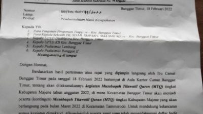Polres Majene Diminta Usut Dugaan Pungli Dana Kegiatan MTQ