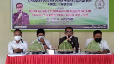 Di Banggae, Anggota DPRD Sulbar Dalif Arsyad Gelar Sosperda