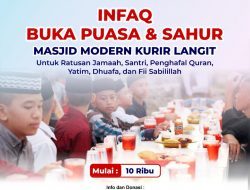 Masjid Modern Kurir Langit Parepare, Lakukan Sholat Tarawih Perdana