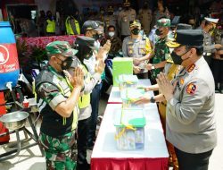 Tinjau Pos Pam, Polri Paparkan Upaya Wujudkan Mudik Aman dan Sehat