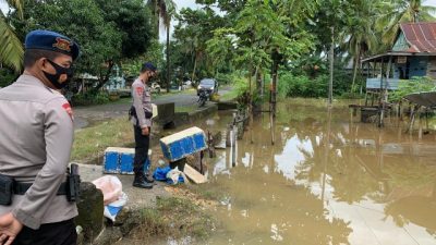 Banjir di Sejumlah Titik, Brimob Bone Langsung Terjunkan Tim SAR