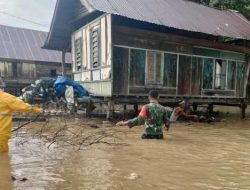 Air Sungai Nipa Meluap, 80 Hektar Tambak Ikan di Desa Cege Bone Terendam