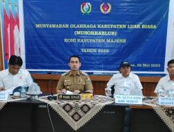 Jelang Porprov 2022, M Idwar Aklamasi Pimpin KONI Majene