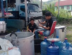 Dinsos Majene Dirikan Dapur Umum di Lokasi Banjir di Malunda