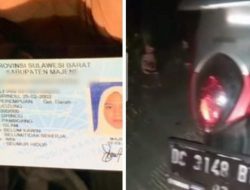 Gadis Asal Pamboang Majene Tewas Kecelakaan di Pinrang